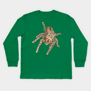 Jumping Spider Tabby Kids Long Sleeve T-Shirt